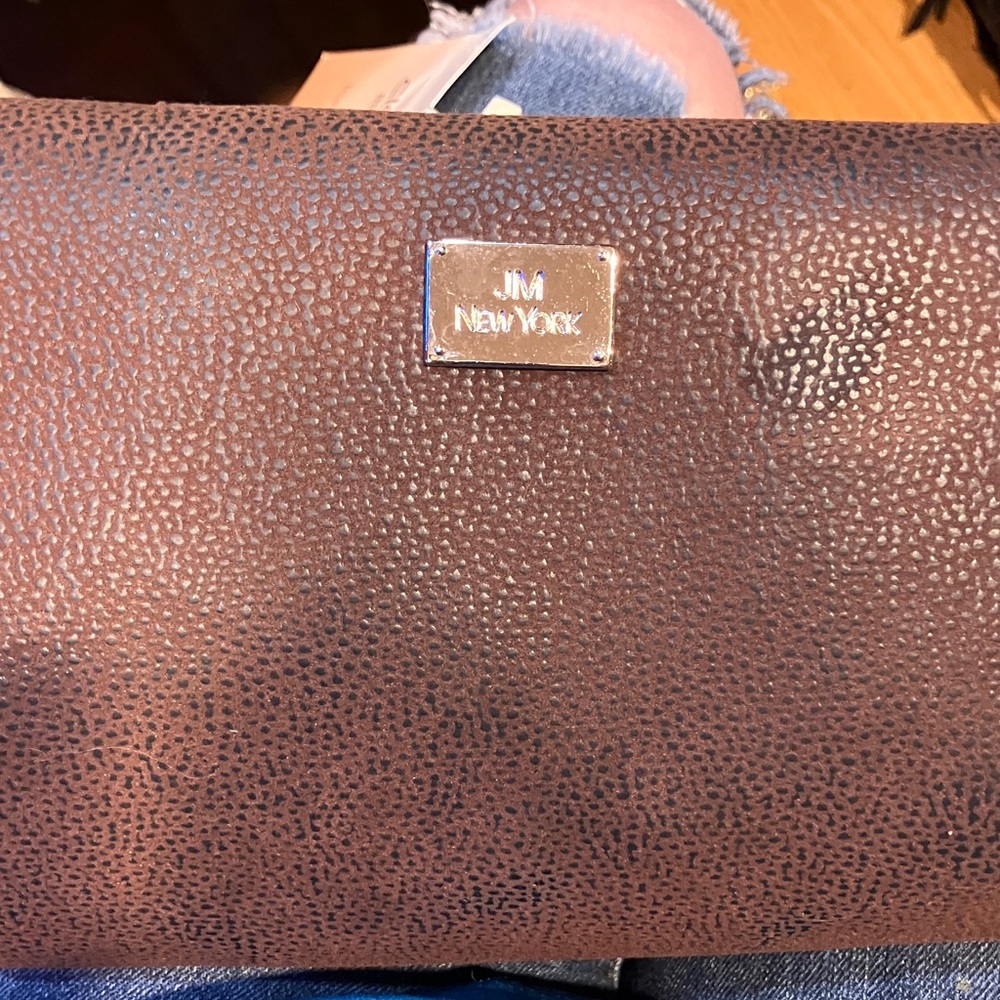 SM New York Textured Brown Men's Wallet